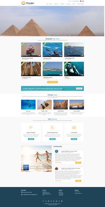 Premier Tours Hurghada Website